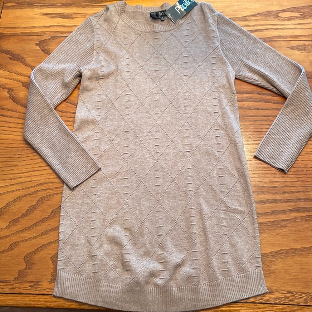 Knit sweater dress